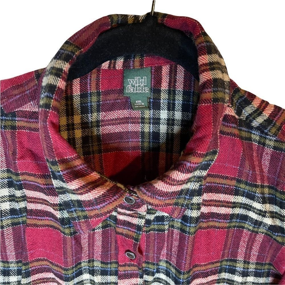 Wild Fable Red Flannel - Picture 3 of 3